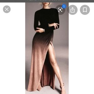 Zawful gorgeous velour 20s glam gown worn once m